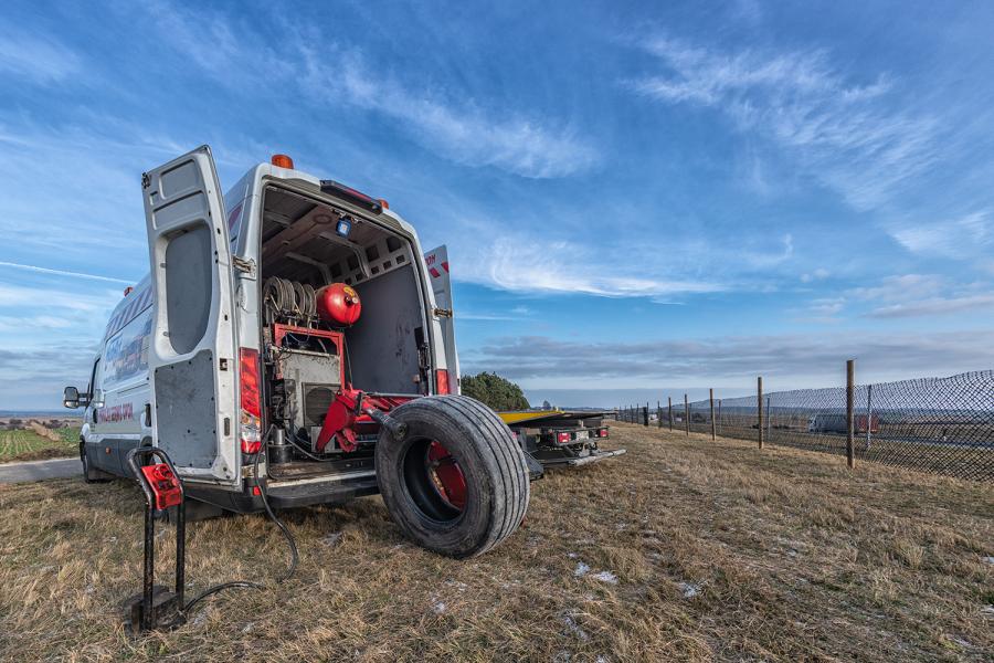Mobilny serwis opon TIR